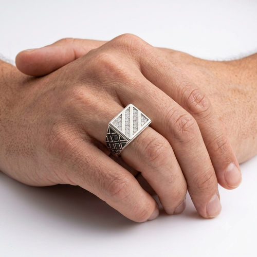 925 Pure Silver Men’s Luxury Rings