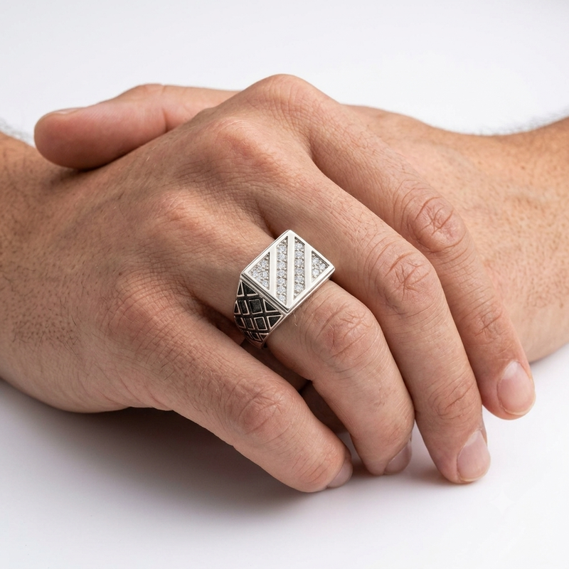 925 Pure Silver Men’s Luxury Rings