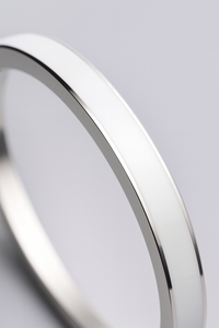 925 Silver Mens Kada Sculpted Curve with Mirror Polish