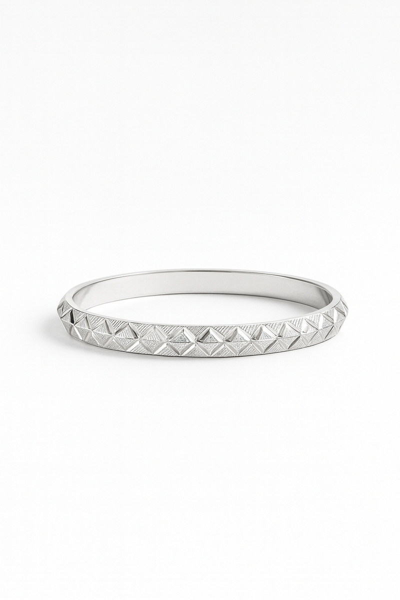 999 Pure Silver Kada for Men | Solid Sterling Bracelet Handcrafted