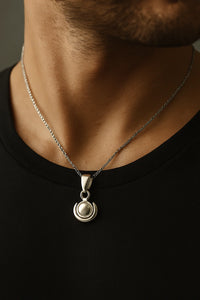 Handcrafted Silver Chand Pearl Pendant for Women and Men