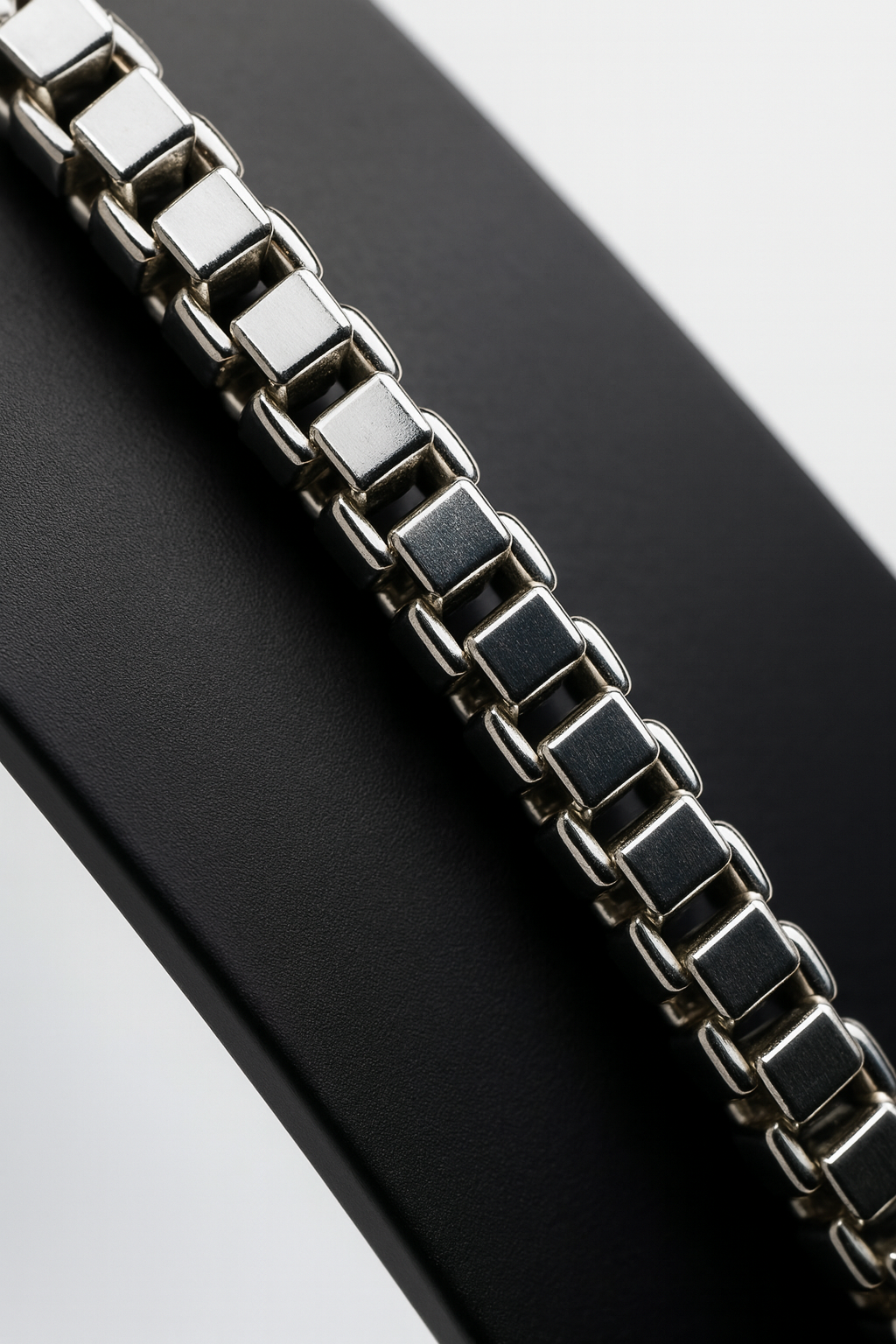 Premium Silver Box Chain – Minimal, Durable & Modern