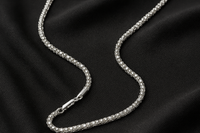 Moonlit Grace: The Silver Cascade Chain