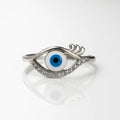 Guardian's Gaze — 925 Silver Evil Eye Rings for Protective Elegance