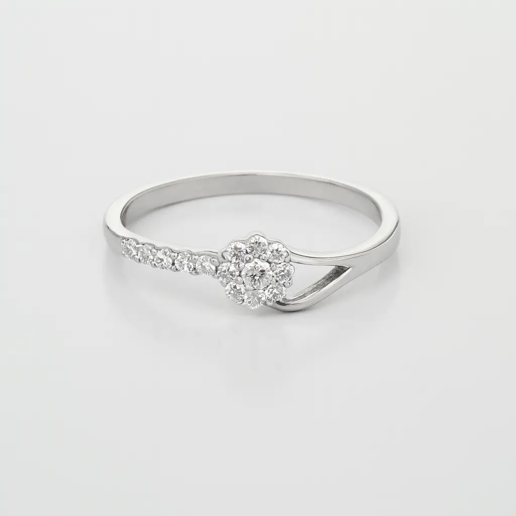 Enchanted Blossom — 925 Silver Floral Rings for Poetic Grace