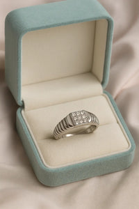 Illuminate Orion — 925 Silver Diamond Rings for a Celestial Journey