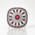 Majestic Ruby Radiance — 925 Silver Rings for Unforgettable Moments