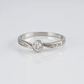 Moonlit Reverie — 925 Silver Diamond Rings for Dreamy Elegance
