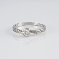 Moonlit Reverie — 925 Silver Diamond Rings for Dreamy Elegance