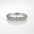 Moonlit Elegance — 925 Silver Diamond Rings for Radiant Nights