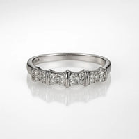 Moonlit Elegance — 925 Silver Diamond Rings for Radiant Nights