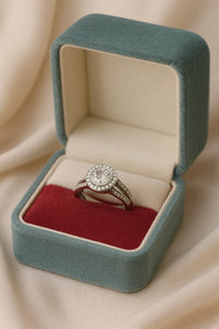 Starlit Blaze — 925 Silver Solitaire Rings for Radiant Elegance