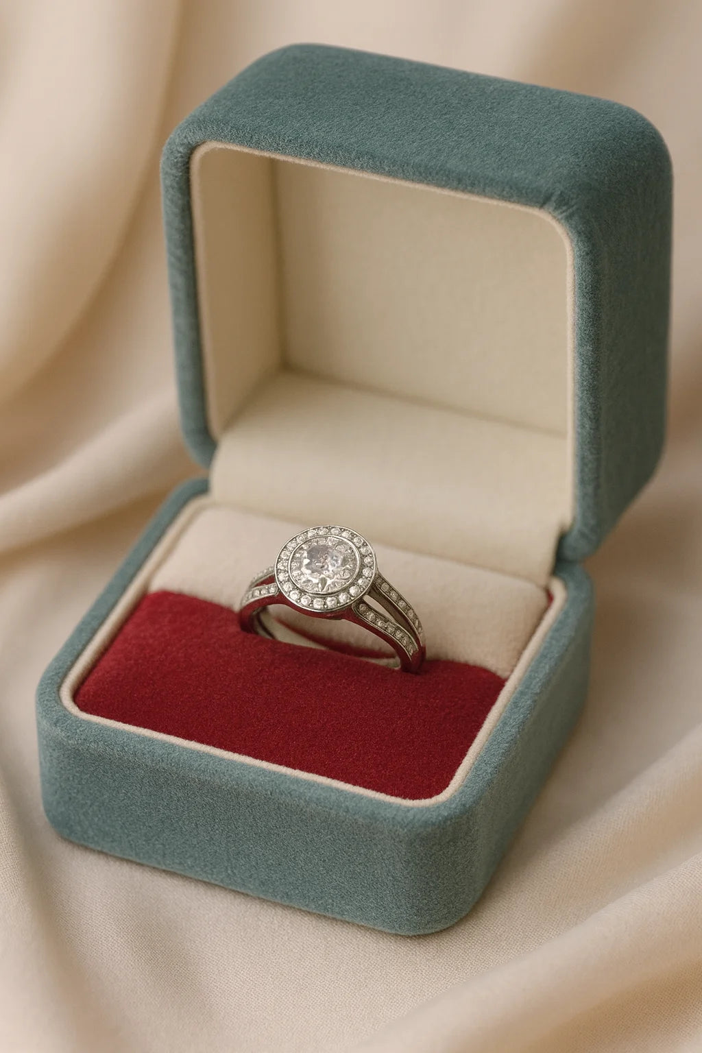 Starlit Blaze — 925 Silver Solitaire Rings for Radiant Elegance