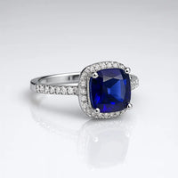 Midnight Sapphire Dream — 925 Silver Rings for a Love That Shines in the Dark