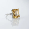 Golden Dawn Citrine — 925 Silver Rings for Radiant New Beginnings