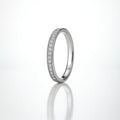 Eternal Whisper — 925 Silver Diamond Rings for Unspoken Elegance