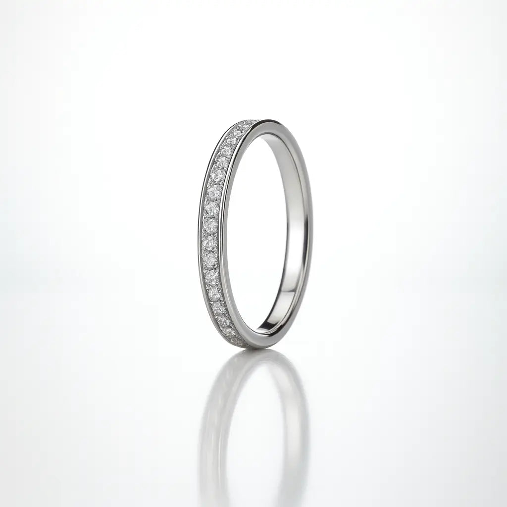 Eternal Whisper — 925 Silver Diamond Rings for Unspoken Elegance