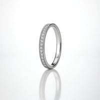 Eternal Whisper — 925 Silver Diamond Rings for Unspoken Elegance