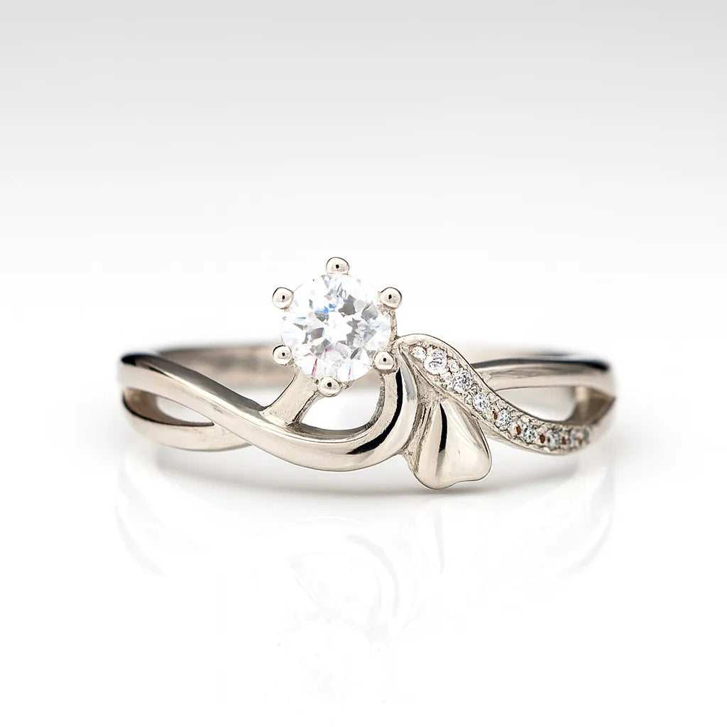 Moonlit Symphony — 925 Silver Diamond Rings for Unforgettable Moments