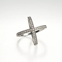 Divine Radiance — 925 Silver Cross Rings for Spiritual Elegance