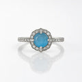 Azure Dream — 925 Silver Blue Stone Rings for Serene Elegance