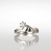 The Ethereal Princess — Luxurious Solitaire Silver Rings for Timeless Romance