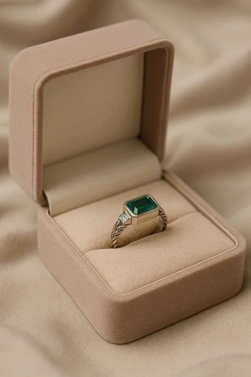 Emerald Serenade — 925 Silver Emerald Rings for Enchanting Elegance