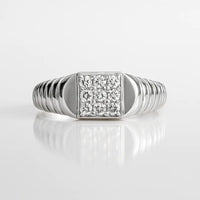 Illuminate Orion — 925 Silver Diamond Rings for a Celestial Journey