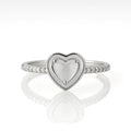 Moonlit Heart Reverie — 925 Silver Diamond Rings for Softly Spoken Forevers