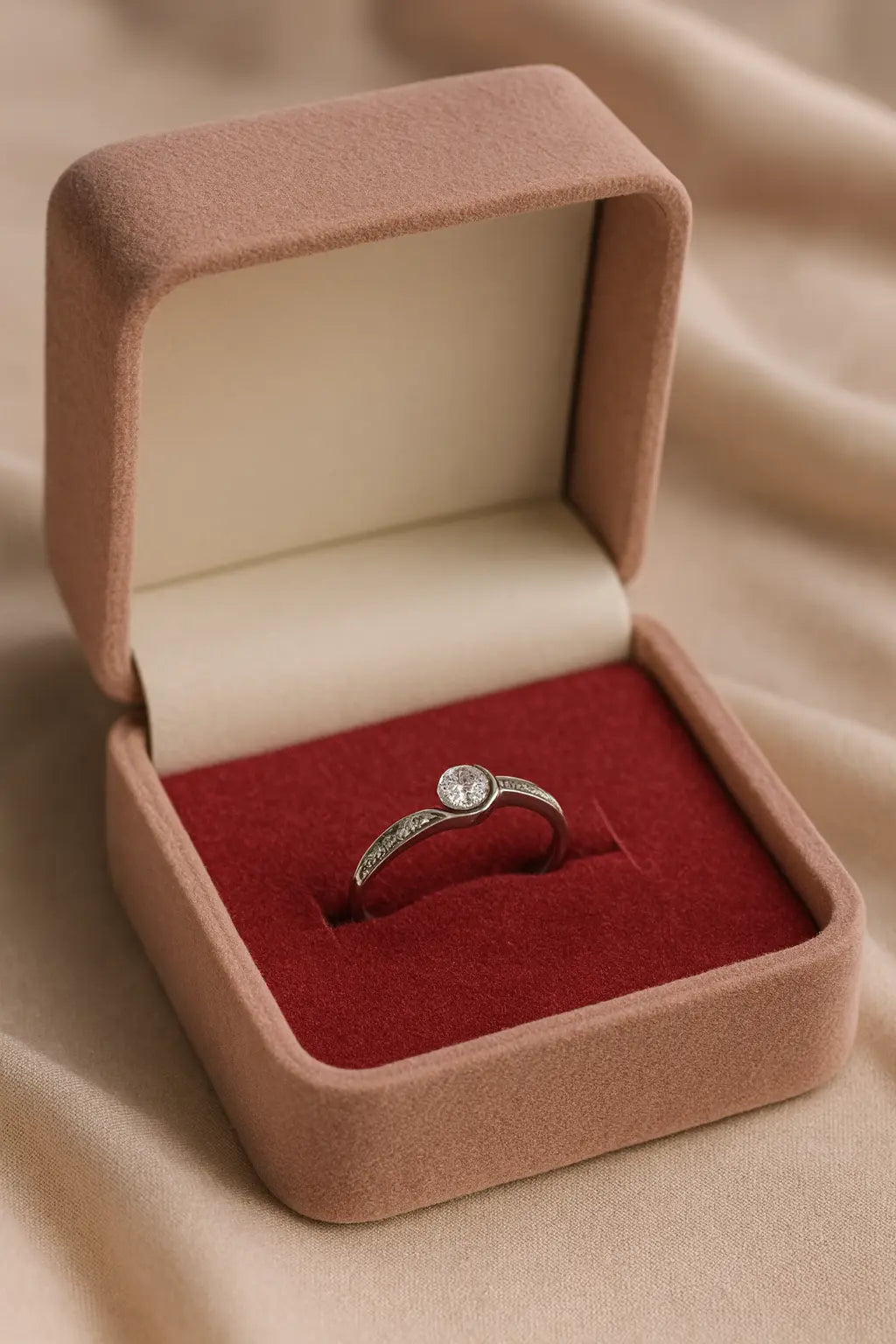 Moonlit Elegance — 925 Silver Solitaire Rings for a Love Illuminated