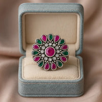 Enchanted Blossom — 925 Silver Floral Rings for Timeless Beauty