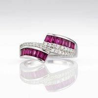 Crimson Symphony — 925 Silver Ruby Rings for a Melody of Elegance