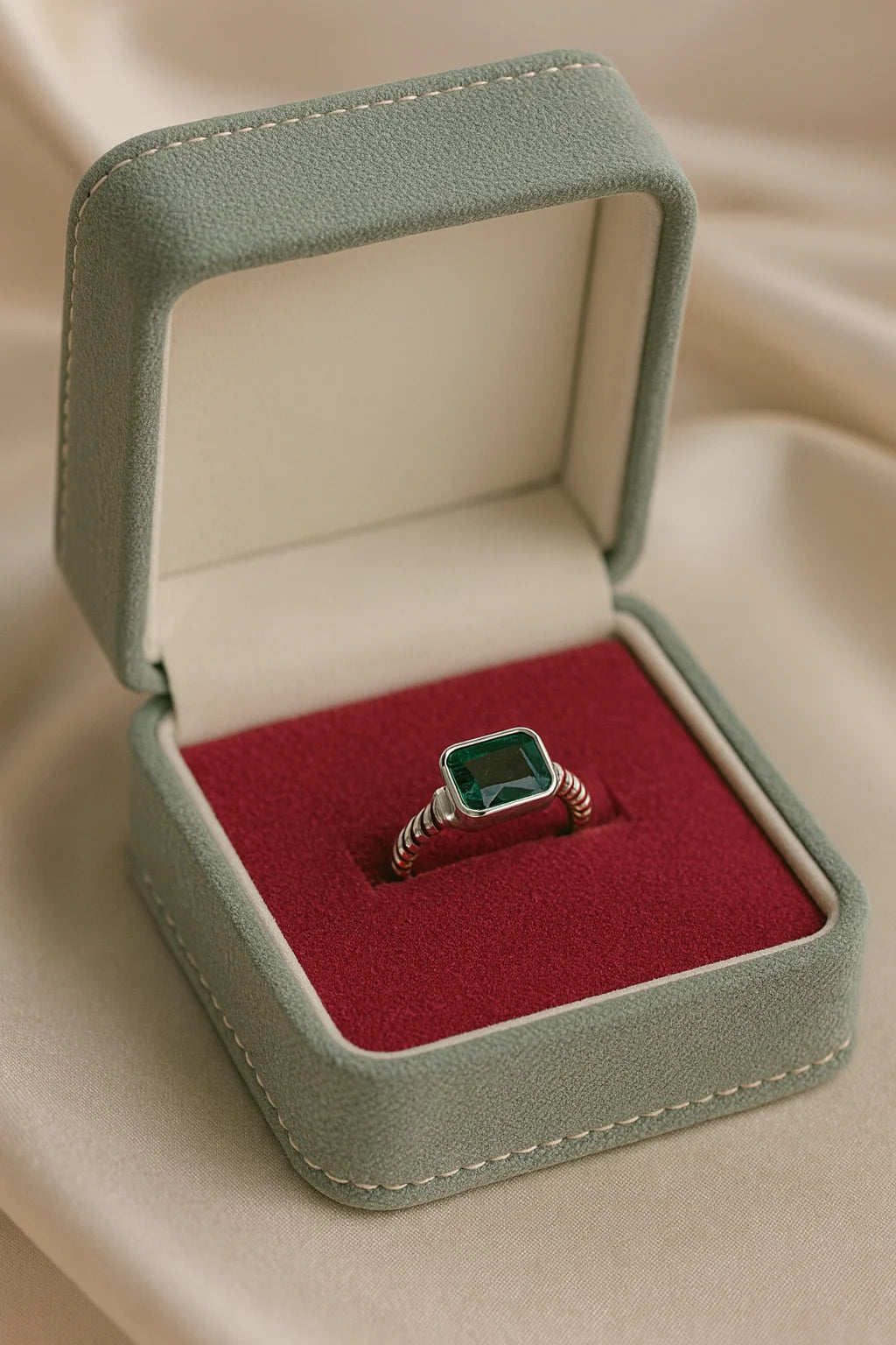 Emerald Reverie — 925 Silver Rings for Timeless Emerald Charm