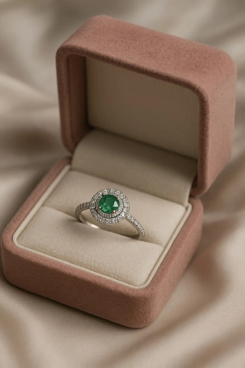 Enchanted Emerald Elegance — 925 Silver Rings for Timeless Allure