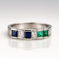 The Majestic Sapphire Symphony — 925 Silver Rings for Unforgettable Moments