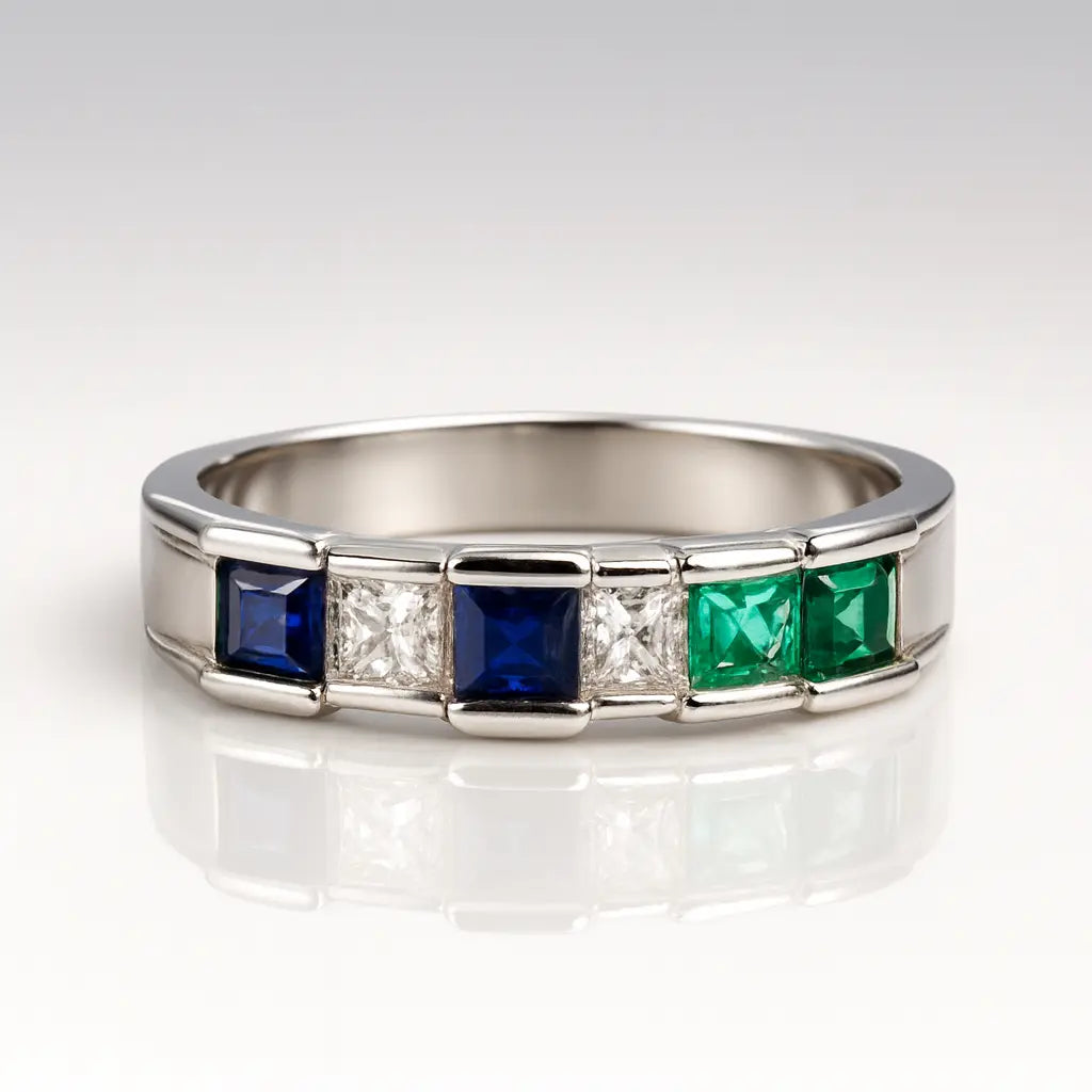 The Majestic Sapphire Symphony — 925 Silver Rings for Unforgettable Moments