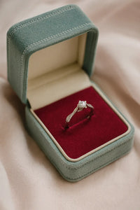 Timeless Brilliance — Solitaire Diamond 925 Silver Rings for Impeccable Moments