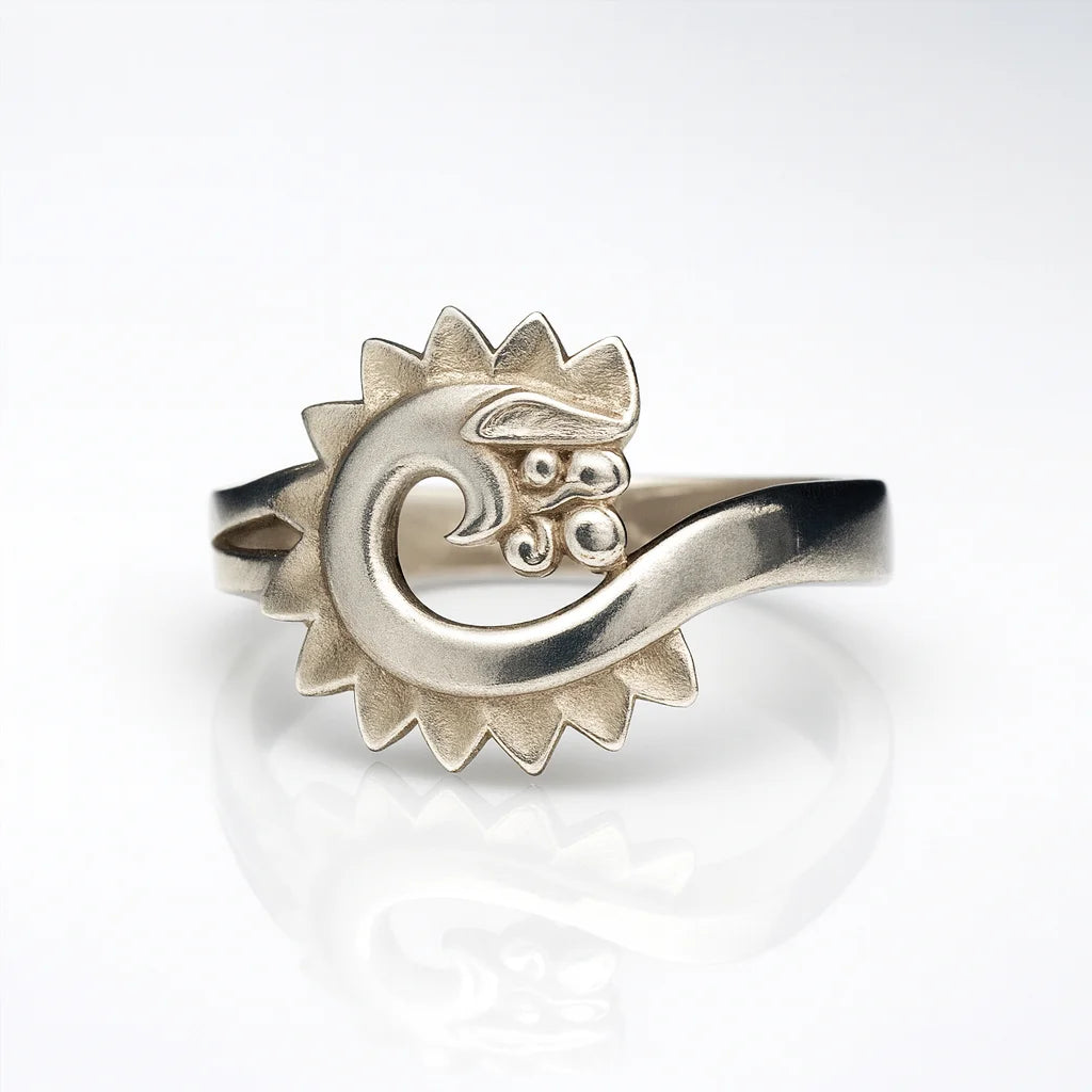 Oceanic Majesty — 925 Silver Oxidized Rings for Mystical Charm