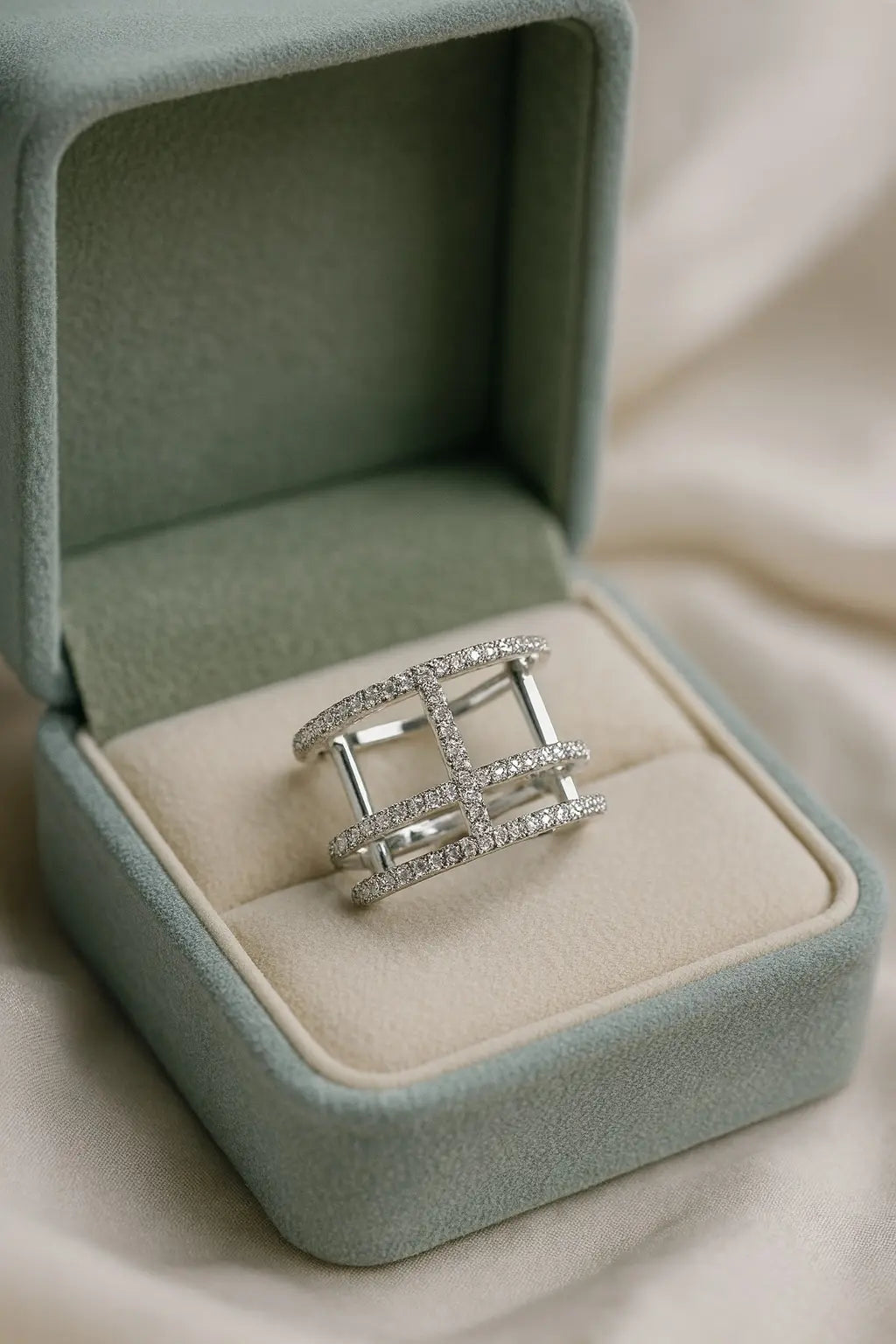 The Infinite Radiance — 925 Silver Diamond Rings for Unending Brilliance