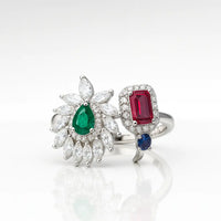 Emerald Majesty — 925 Silver Rings for Regal Elegance & Timeless Beauty