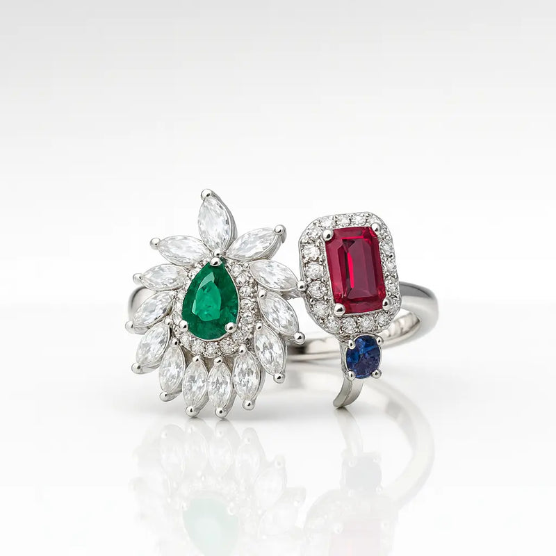 Emerald Majesty — 925 Silver Rings for Regal Elegance & Timeless Beauty