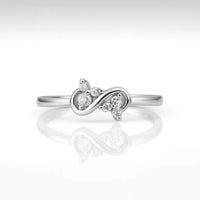 Infinite Elegance — 925 Silver Diamond Rings Under the Silken Strands of Stars