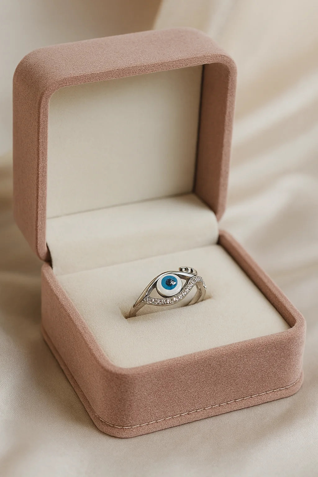 Guardian's Gaze — 925 Silver Evil Eye Rings for Protective Elegance
