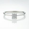 Starlit Promise Cluster — 925 Silver Diamond Rings for Wishes You Wear Daily
