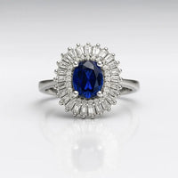 Midnight Beauty — 925 Silver Sapphire Rings for Unforgettable Evenings