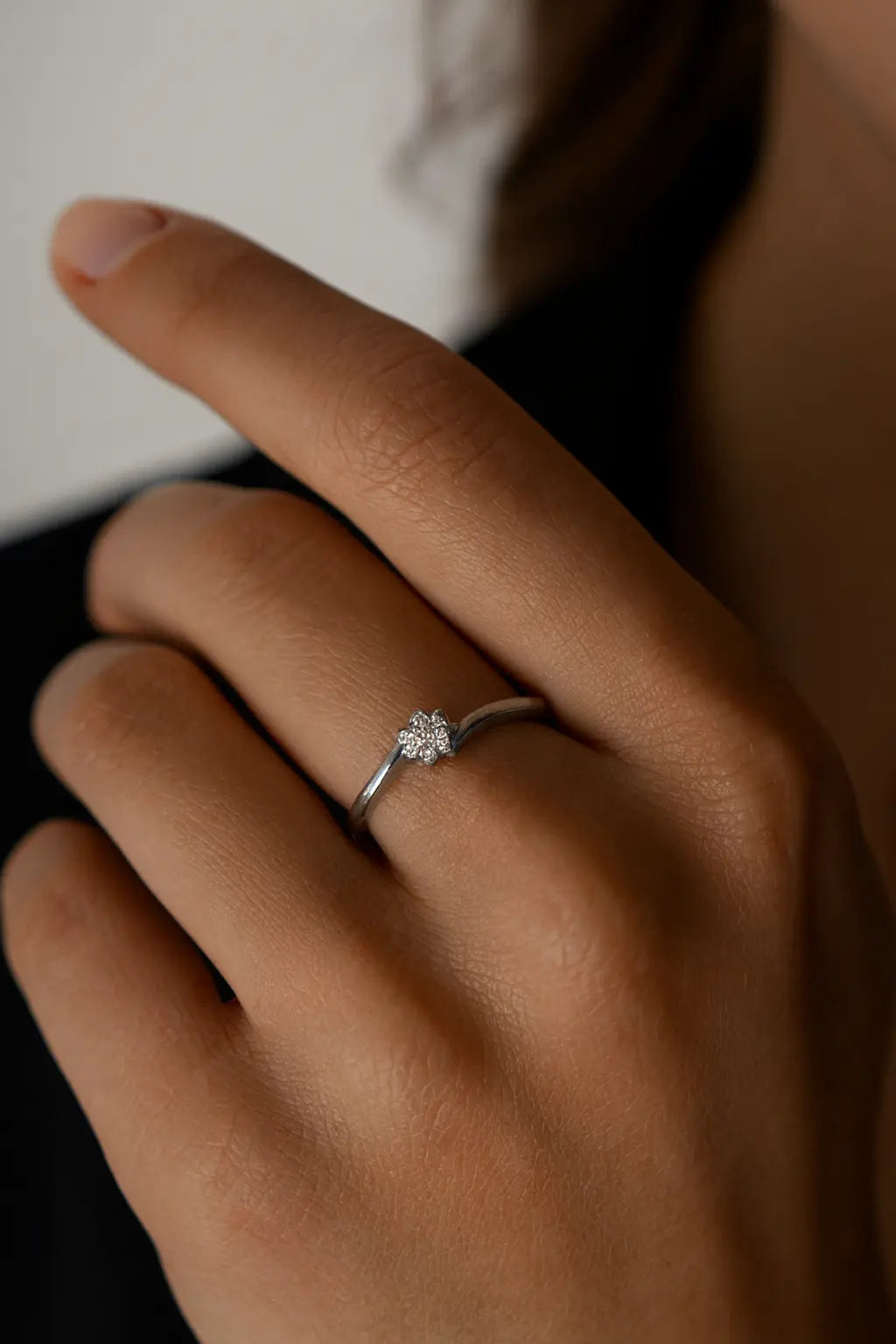 The Infinite Elegance — 925 Floral Diamond Rings Celebrating Endless Love