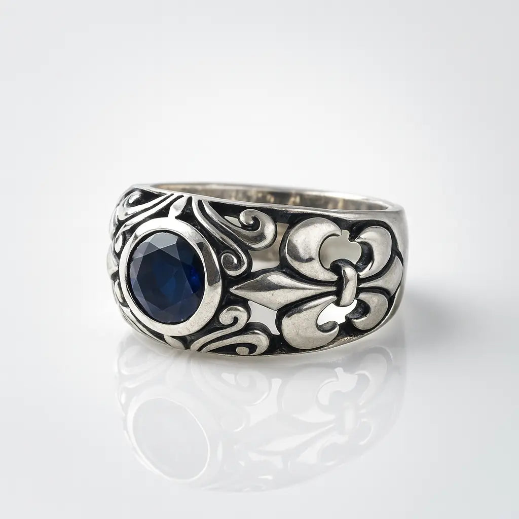 The Legacy — 925 Oxidised Silver Rings for Timeless Elegance