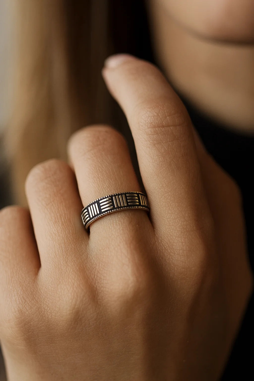 City Lights Legend — Oxidised 925 Silver Statement Rings for Urban Mavericks