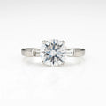 Celestial Radiance — 925 Silver Diamond Rings for Heavenly Allure
