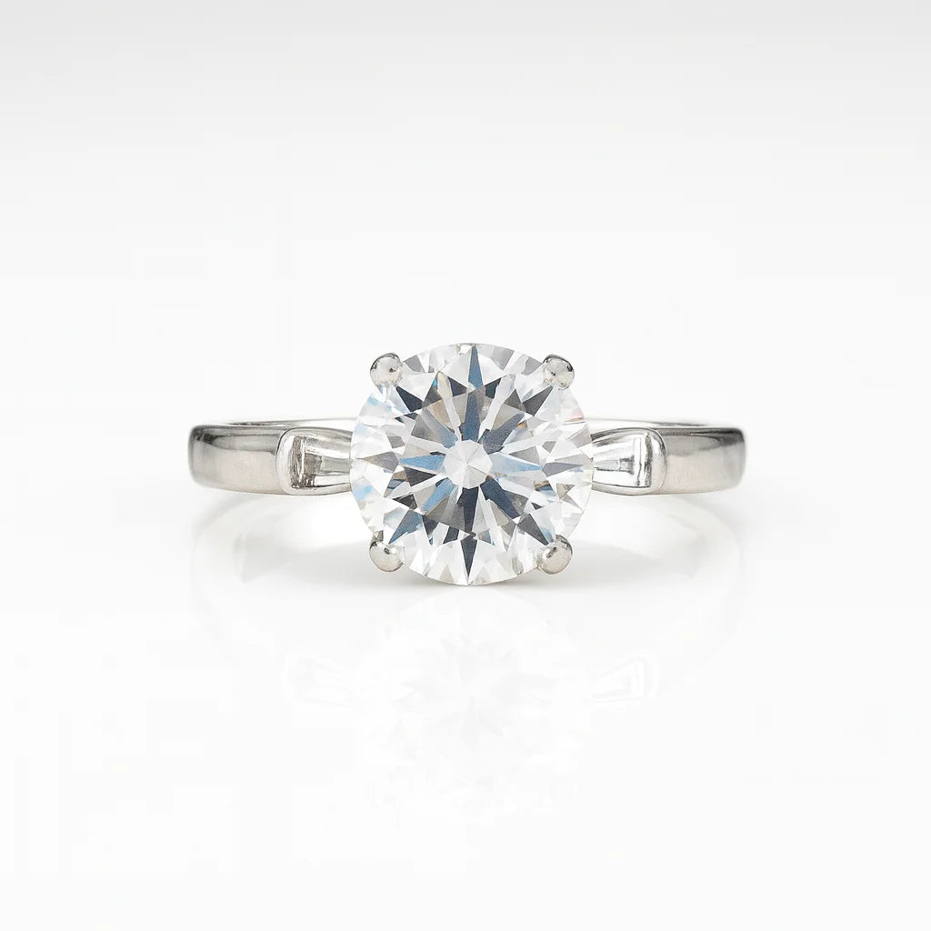 Celestial Radiance — 925 Silver Diamond Rings for Heavenly Allure